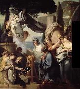 Solomon making a sacrifice to the idols Bourdon, Sebastien